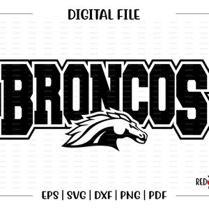 Bronco svg, Broncos svg, Bronco, Broncos, clipart, design, Mascot, svg, dxf, eps, png, pdf, sublimation, cut file, htv, vector, digital