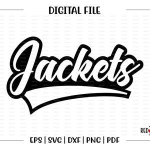 Jackets svg, Yellowjackets svg, Jacket, Jackets, yellowjackets, svg, dxf, eps, png, pdf, sublimation, cut file, htv, vector, digital