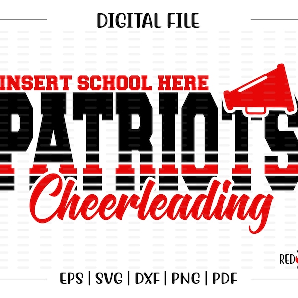 Cheerleader svg, Cheer svg, Patriot, Patriots, Cheer, Cheerleading, svg, dxf, eps, png, pdf, sublimation, cut file, htv, clipart, design
