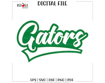 Gator svg, Gators png, Team Maskottchen, Schulgeist, Lehrer, Sport, htv, svg, dxf, eps, png, pdf, Sublimation, cut Datei, htv, Vektor, digital