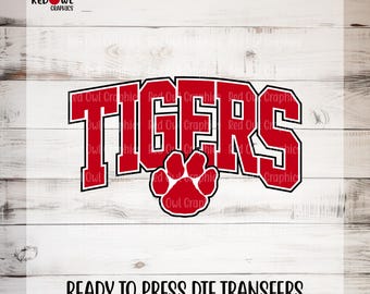 Ready To Press, Tiger, Tigers, DTF Transfer, Heat Transfer, Tigers DTF, DTF, Tigers Transfer, Direct To Film