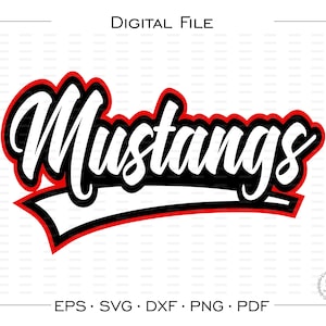 Mustangs svg, Mustang svg, Mustang, Mustangs, Clipart, vector, Team, Mascot, svg, dxf, eps, png, pdf, sublimation, cut file, htv