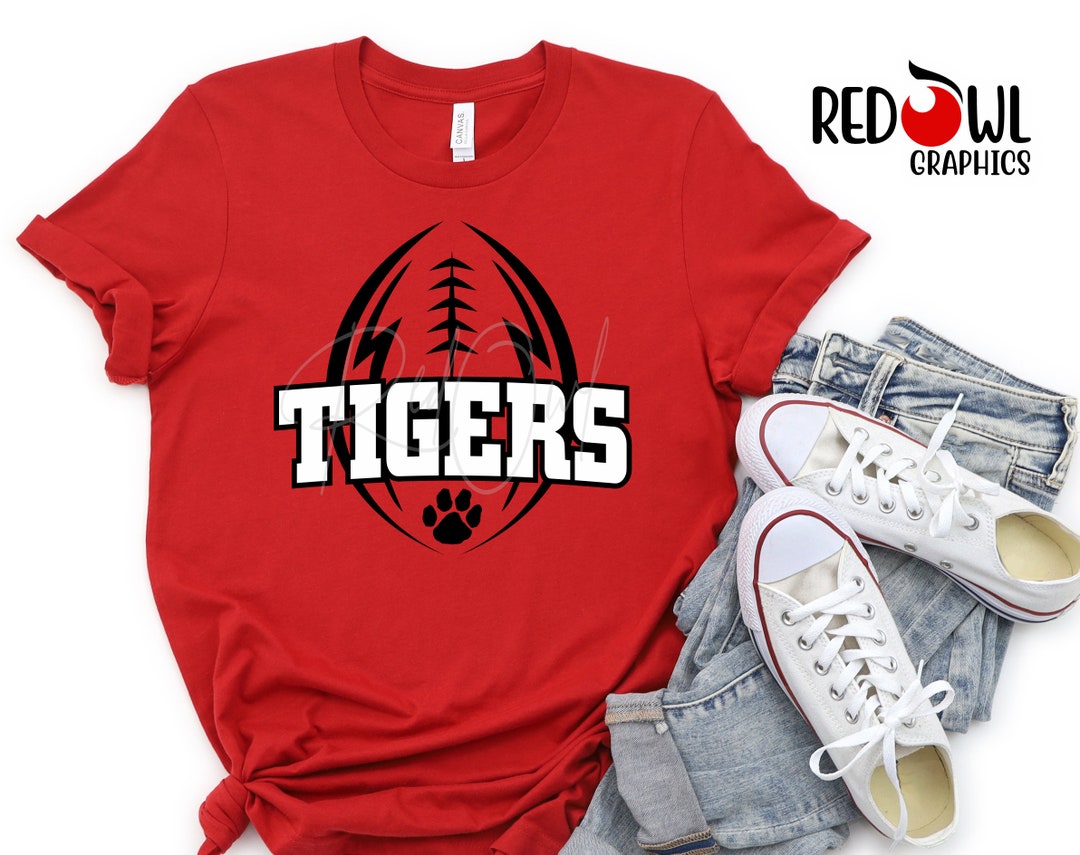 Football Shirt Tiger Football Shirt Tiger Football Etsy