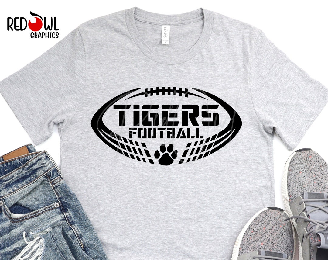 Football Shirt, Tiger Football Shirt, Tiger, Football, Tshirt, Sweatshirt, Hoodie, Hooded