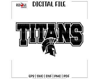 Titan svg, Titans svg, Titan, Titans, Mascot, School, svg, dxf, eps, png, pdf, sublimation, cut file, htv, vector, digital, clipart, design