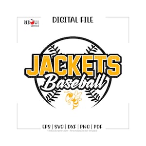 Baseball svg, Jacket Baseball, Yellowjacket, baseball, jacket, jackets, svg, dxf, eps, png, pdf, sublimation, cut file, htv, vector