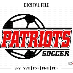 Patriot Soccer svg, Soccer svg ,Patriot, Patriots, Soccer, svg, dxf, eps, png, pdf, sublimation, cut file, htv, vector, clipart, design