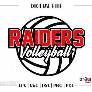 Volleyball svg, Raiders Volleyball svg, Raiders, Raider, Volleyball, svg, dxf, eps, png, pdf, sublimation, cut file, htv, vector, digital
