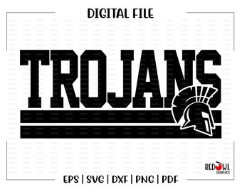 Trojan svg, Trojans svg, Trojan, Trojans, Mascot, School, svg, dxf, eps, png, pdf, sublimation, cut file, htv, clipart, design, print