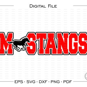 Mustangs svg, Mustang svg, Mustang, Mustangs, Clipart, vector, Team, Mascot, svg, dxf, eps, png, pdf, sublimation, cut file, htv