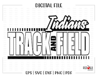 Track svg, Indian Track svg, Indian, Indians, Track, Field, svg, dxf, eps, png, pdf, sublimation, cut file, htv