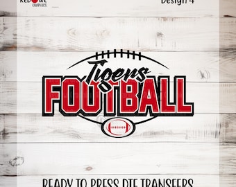 Ready To Press, Tigers dtf, Tigers Football, Football Transfer, Custom DTF Transfer, Heat Transfer, DTF, Direct To Film