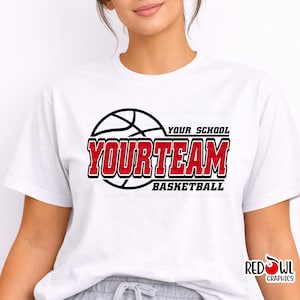 Basketball shirt, Personalized Basketball Shirt, Any Team, Basketball, T-Shirt, Sweatshirt, Hoodie, Hooded, Crewneck, Mom, Dad, Coach