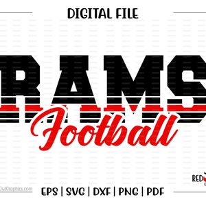 Fußball svg, Ram Fußball svg, Ram, Rams, Fußball, svg, dxf, eps, png, pdf, Sublimation, Design, Clipart, htv, Bild, Design
