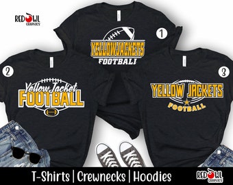 Football shirt, Yellow Jacket Shirt, Yellow Jacket, Jackets, Football, T-Shirt, Sweatshirt, Hoodie, Crewneck, Mom, Dad, Coach