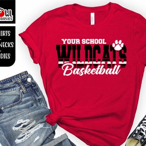 Basketball shirt, Wildcat Shirt, Wildcat, Basketball, T-Shirt, Sweatshirt, Hoodie, Hooded, Crewneck, Basketball Sweatshirt, Mom, Dad, Coach