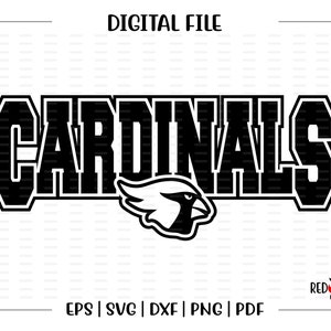 Cardinal svg, Cardinals svg, Cardinal, Cardinals, Team, Mascot, School, svg, dxf, eps, png, pdf, sublimation, cut file, htv