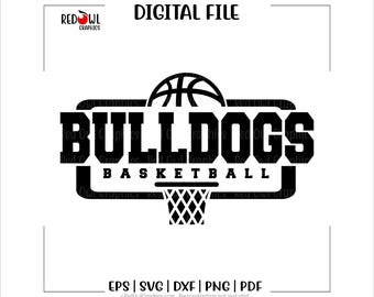 Basketball svg, Bulldog svg, Bulldog, Bulldogs, Basketball, svg, dxf, eps, png, pdf, sublimation, cut file, htv, vector, digital