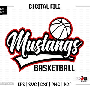 Mustang Basketball svg, Basketball svg, Mustang, Mustangs, Basketball, Clipart, Design, svg, dxf, eps, png, pdf, sublimation, cut file, htv