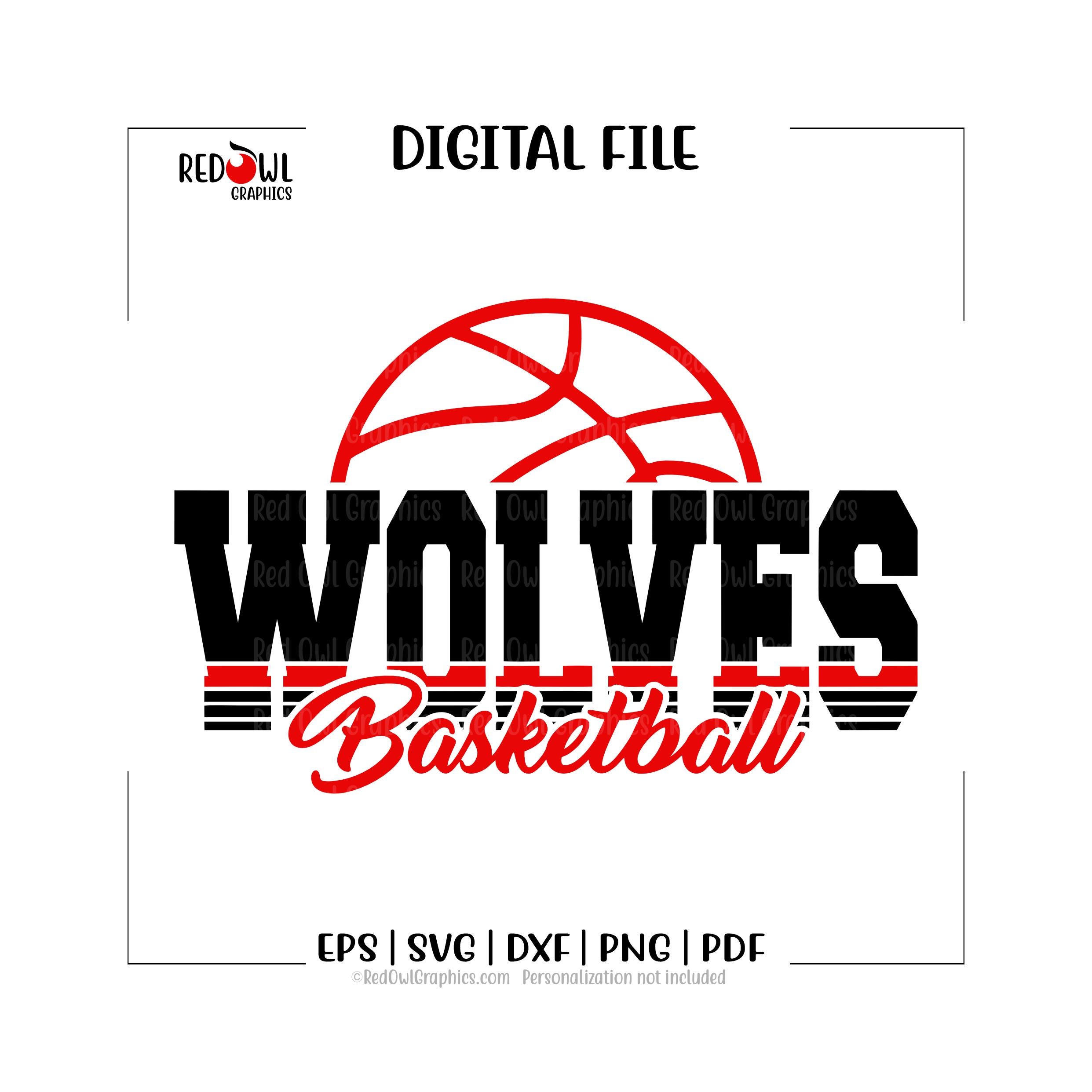 Basketball Svg, Wolves Basketball, Wolves, Wolf, Basketball, Svg, Dxf ...