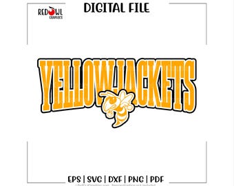 Jackets svg, Yellowjackets svg, YellowJacket, Jackets, yellowjackets, svg, dxf, eps, png, pdf, sublimation, cut file, htv, vector, digital