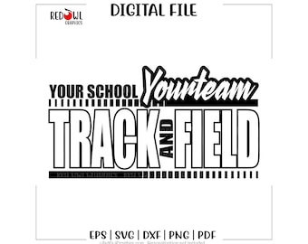Custom, Personalized, Track svg, Track, Field, School, Team, Mascot, svg, dxf, eps, png, pdf, sublimation
