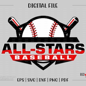 All Star svg, All-Star svg, AllStar, Baseball svg, Baseball, All Stars, All-Stars, svg, dxf, eps, png, pdf, sublimation, cut file, clipart