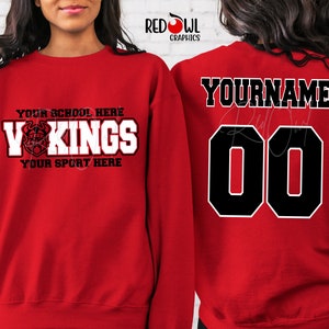 Vikings Shirt, Viking T-shirt, Vikings, Basketball, T-Shirt, Sweatshirt, Hoodie, Hooded, Crewneck, Shirt, Football, Basketball,Teacher,Cheer