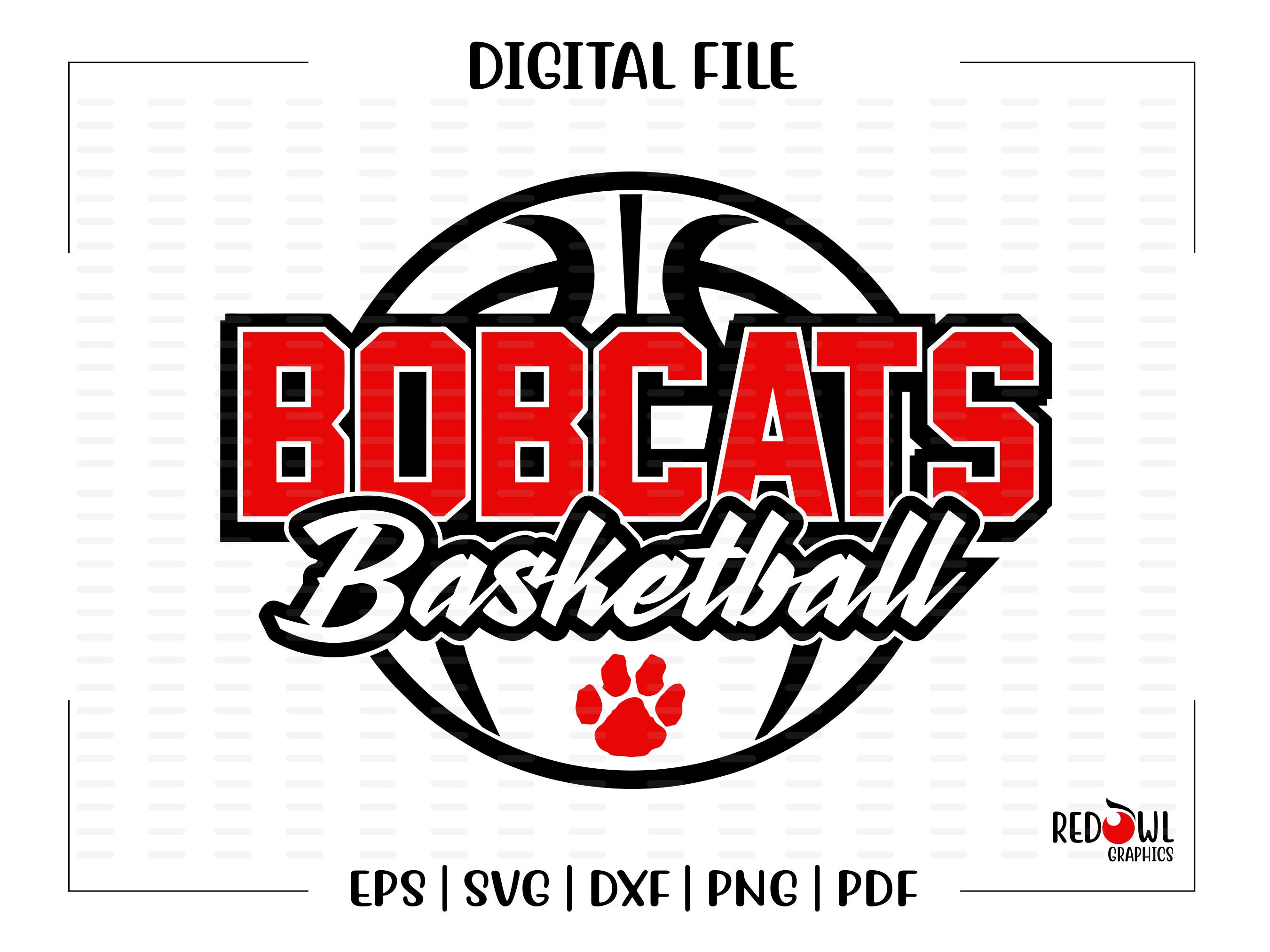 Basketball Svg Bobcat Basketball Svg Bobcat Bobcats Etsy