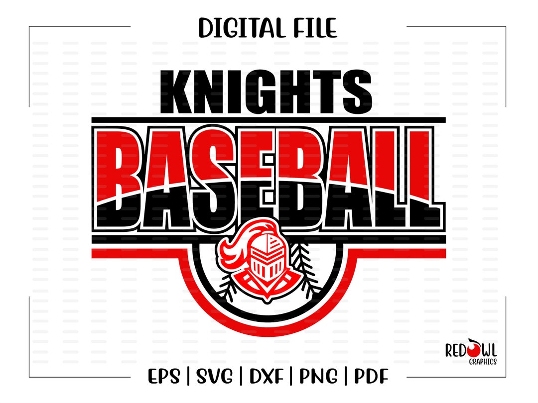 Baseball Svg Knight Baseball Svg Knight Knights Baseball Etsy