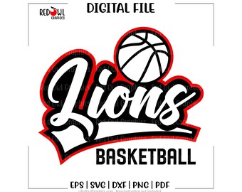 Basketball svg, Lion Basketball, Lion, Lions Basketball, svg, dxf, eps, png, pdf, sublimation, cut file, htv, vector, digital