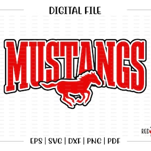 Mustangs svg, Mustang svg, Mustang, Mustangs, Clipart, vector, Team, Mascot, svg, dxf, eps, png, pdf, sublimation, cut file, htv