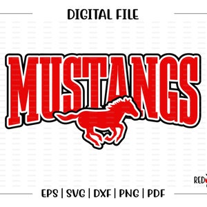 Mustangs svg, Mustang svg, Mustang, Mustangs, Clipart, vector, Team, Mascot, svg, dxf, eps, png, pdf, sublimation, cut file, htv