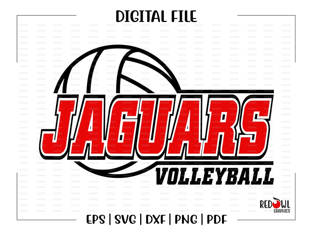 Volleyball Svg Jaguar Volleyball Svg Jaguar Jaguars Etsy UK