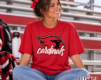 Cardinal Shirt, Cardinal T-Shirt, Leopard, Cheetah, T-Shirt, Sweatshirt, Hoodie, Hooded, Crewneck, Teacher, Sister, Brother, Mom, Dad, Coach