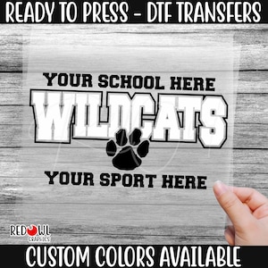 Ready To Press, Wildcat, Wildcat DTF, Custom DTF Transfer, Heat Transfer,DTF, Wildcat Transfer, Direct To Film