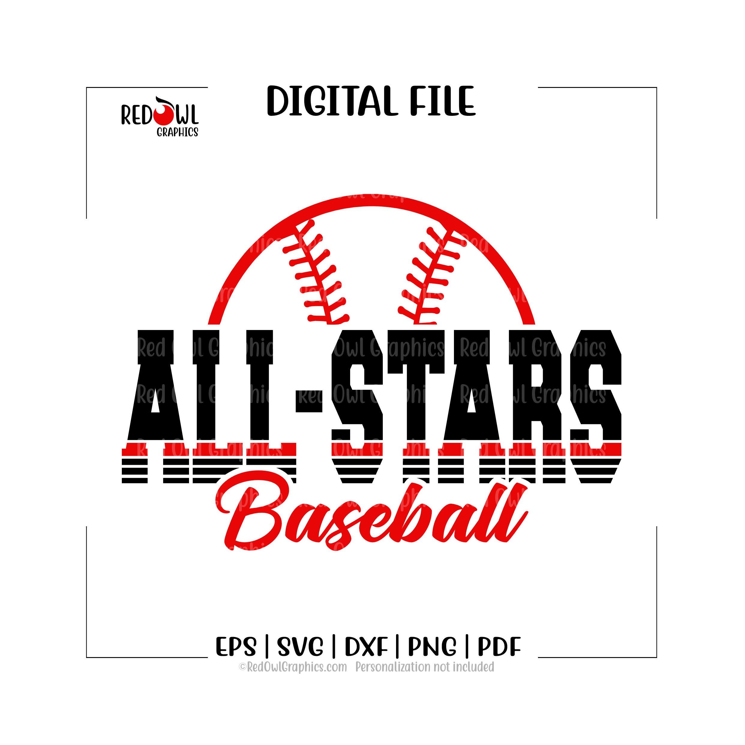 All Star Svg, All-star Svg, Baseball Svg, Baseball, All Stars, Allstar ...