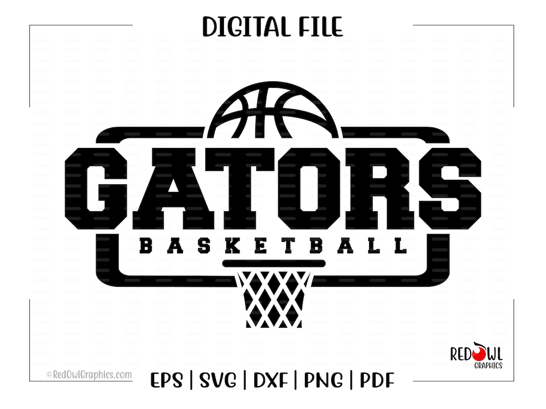 Gator Basketball Svg, Basketball Svg, Gator, Gators, Design, Basketball