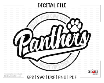 Panther svg, Panthers svg, Paw svg, Panther, Panthers, Paw, svg, dxf, eps, png, pdf, sublimation, cut file, htv, design, digital, clipart