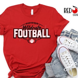 Football shirt, Wildcat Shirt, Wildcat, Football, T-Shirt, Sweatshirt, Hoodie, Hooded, Crewneck, Football Sweatshirt, Mom, Dad, Coach