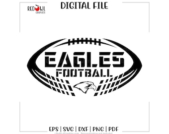 Football svg, Eagle Football svg, Eagle, Eagles, Football, svg, dxf, eps, png, pdf, sublimation, image, design, clipart