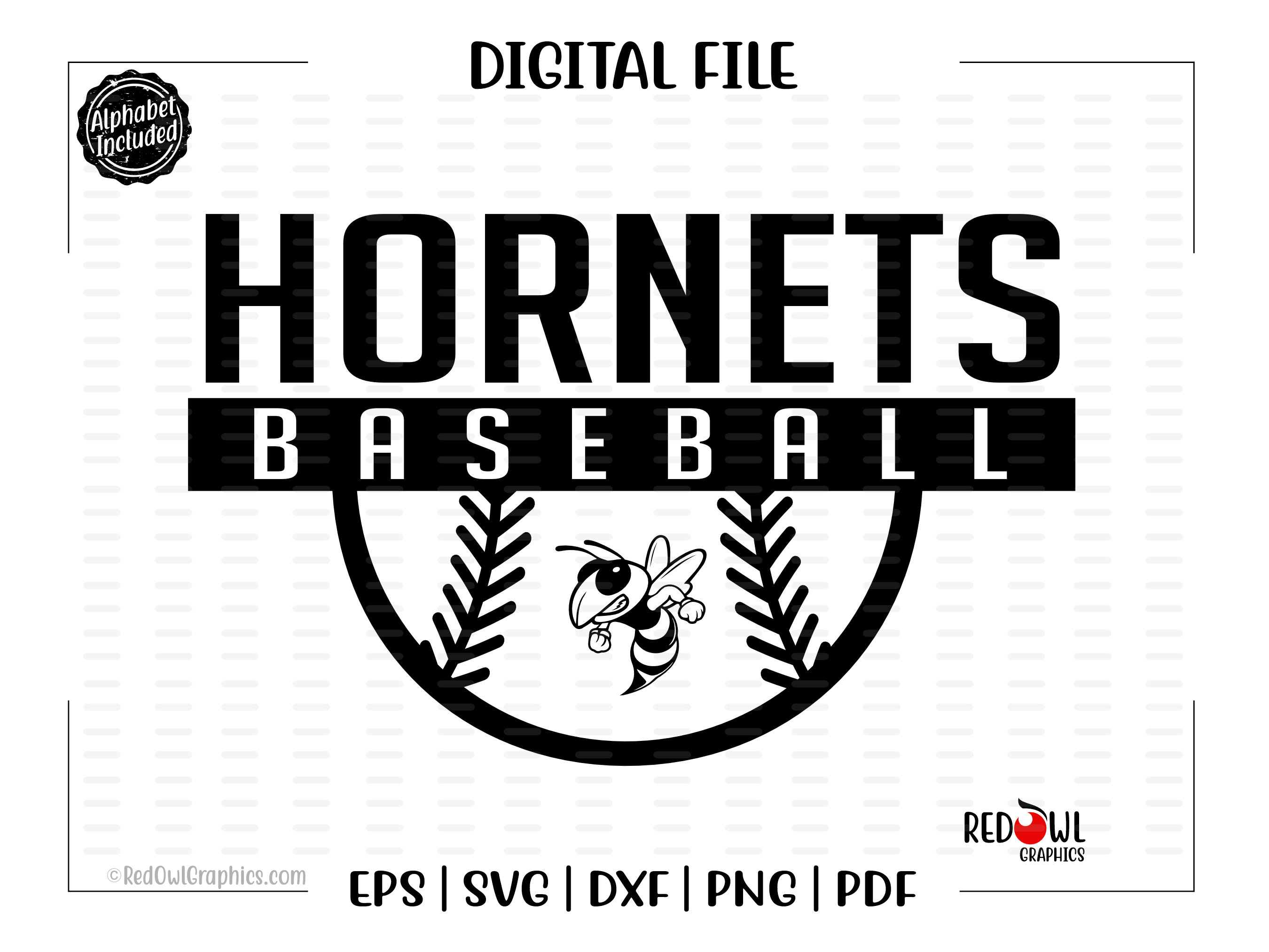 Baseball svg, Hornet Baseball svg, Hornet, Hornets, Baseball, svg, dxf, eps, png, pdf, sublimation, cut file, htv, clipart, digital