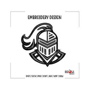 Knight Embroidery, Knights, Embroidery Design, Mascot, School, Embroidery, Machine, Design, dst, xxx, pes, exp, jef, vip, sew