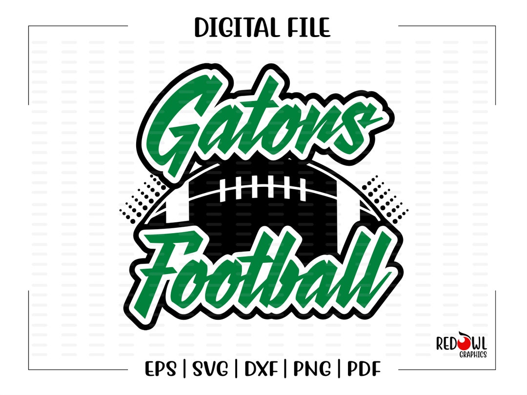 Gator Football Svg Football Svg Gator Gators Football Etsy