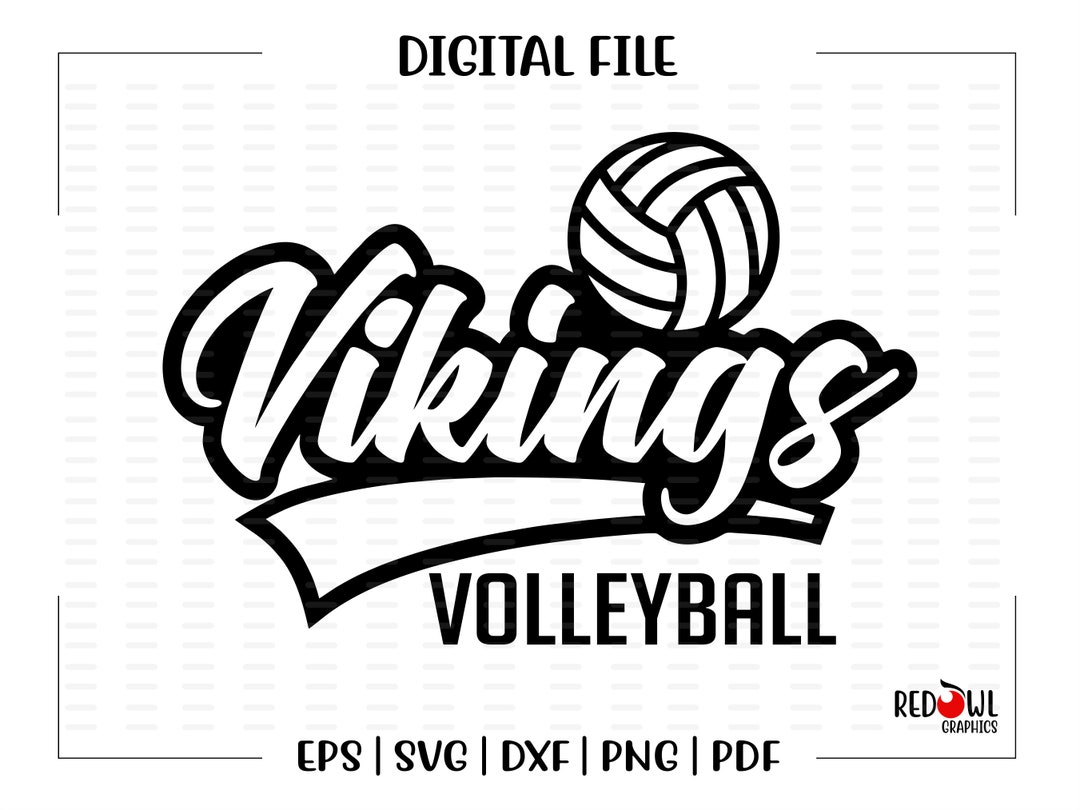 Viking Volleyball Svg, Volleyball Svg, Viking, Vikings, Volleyball, Svg