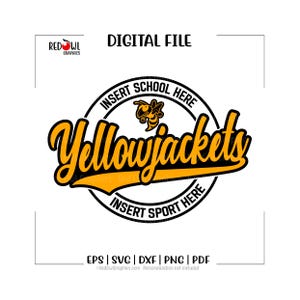 Jackets svg, Yellowjackets svg, Jacket, Jackets, yellowjackets, svg, dxf, eps, png, pdf, sublimation, cut file, htv, vector, digital