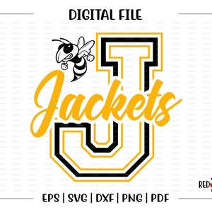 Jackets svg, Yellowjackets svg, Jacket, Jackets, yellowjackets, svg, dxf, eps, png, pdf, sublimation, cut file, htv, vector, digital