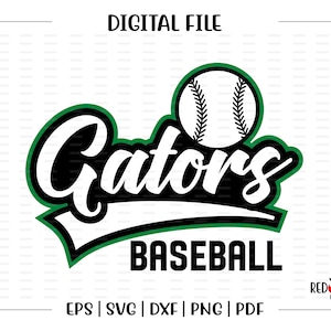 Gator Baseball svg, Baseball svg, Gator, Gators, Baseball, svg, dxf, eps, png, pdf, sublimation, cut file, htv, vector, digital, clipart