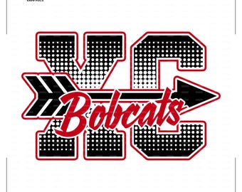 Bobcats Cross Country svg, Bobcat, Cross Country png, svg, dxf, eps, png, pdf, sublimation, cut file, htv, vector, digital,Mom,Dad,Coach