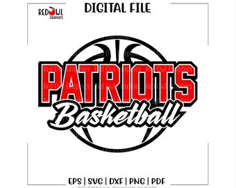 Patriot Basketball svg, Basketball svg, Patriot, Patriots, Basketball, svg, dxf, eps, png, pdf, sublimation, cut file, htv, vector, digital